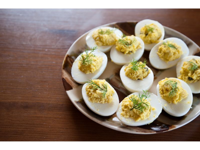 are deviled eggs bad for dogs